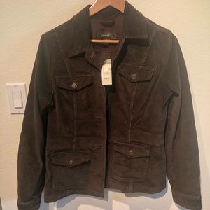 NWT Eddie Bauer button corduroy jacket (Sz med)